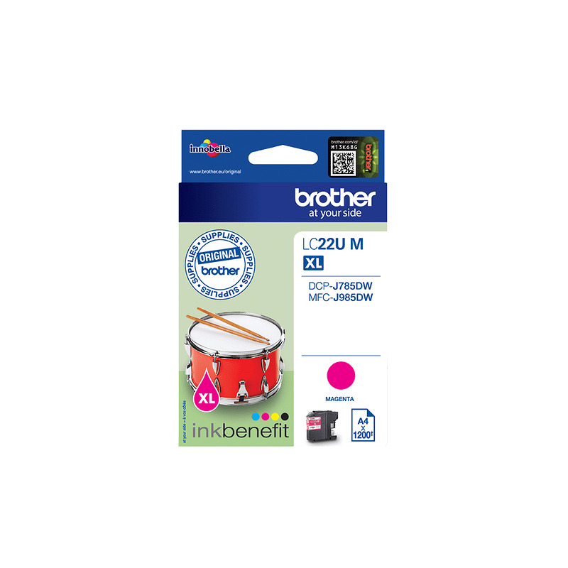 INK CARTRIDGE BROTHER LC22UM - Billede 3