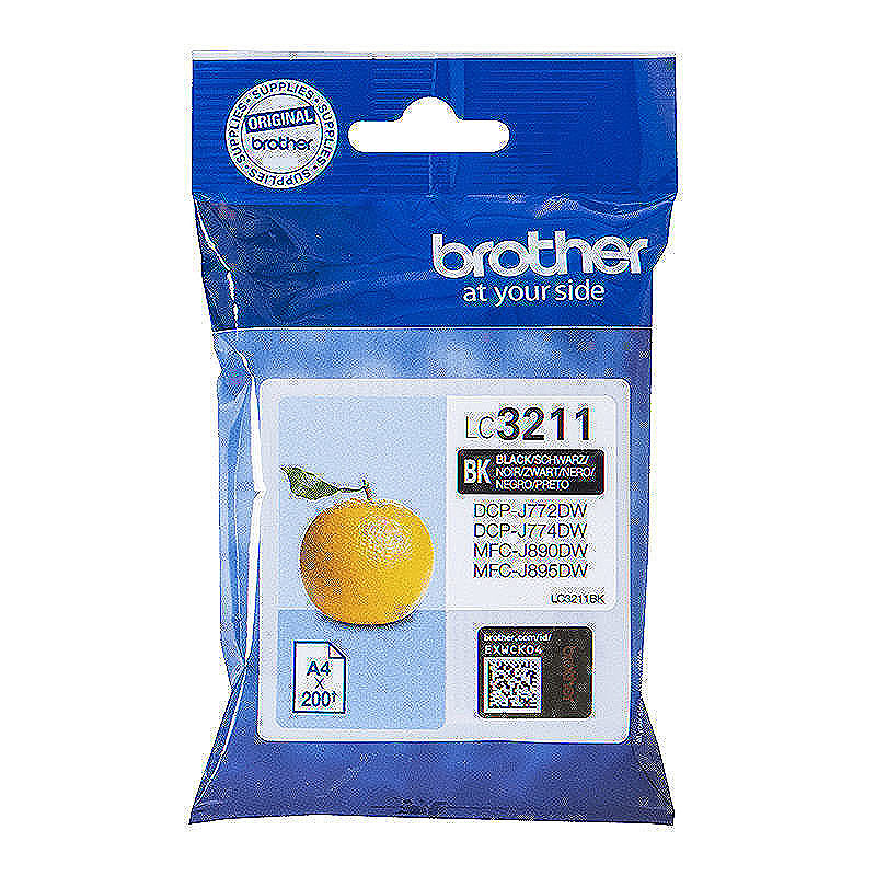 Brother LC3211BK blækpatron 1 stk Original Standard udbytte Sort - Billede 3