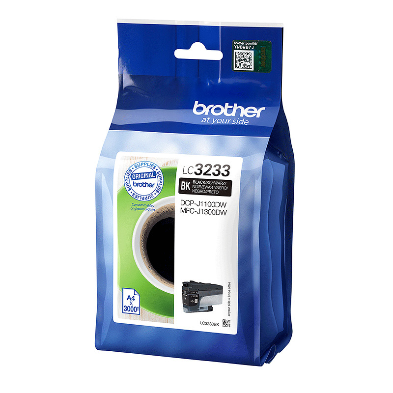 Brother LC3233BK blækpatron 1 stk Original Standard udbytte Sort - Billede 2