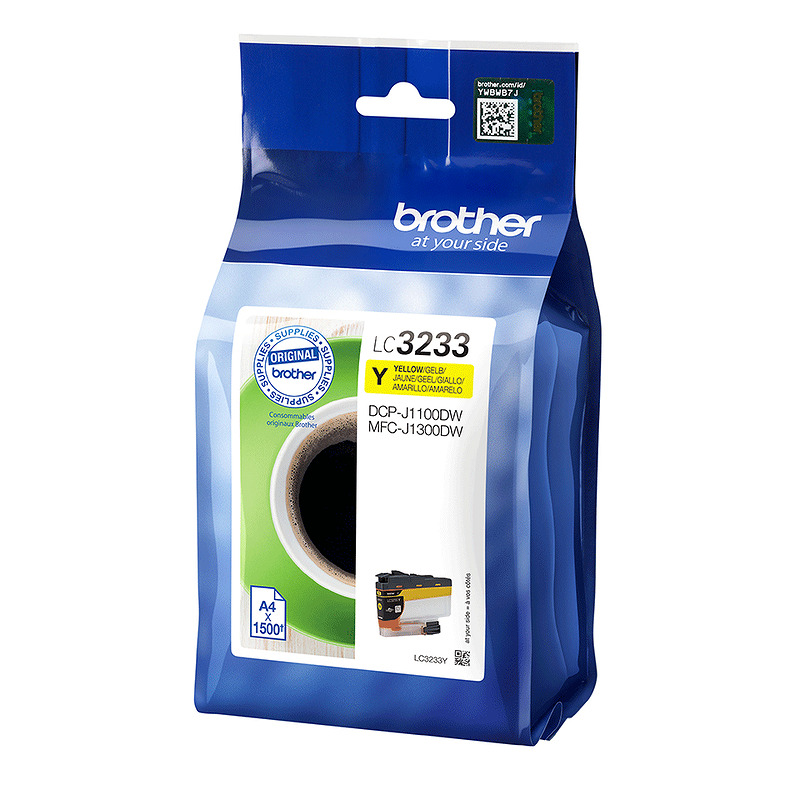 Brother LC3233Y blækpatron 1 stk Original Standard udbytte Gul - Billede 2