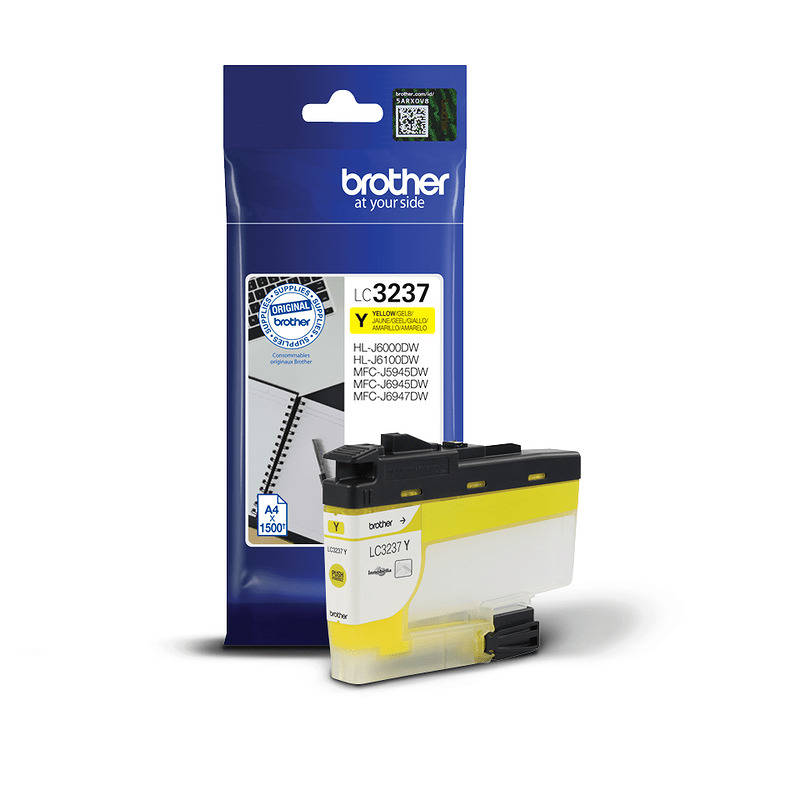 INK CARTRIDGE BROTHER LC3237Y - Billede 2