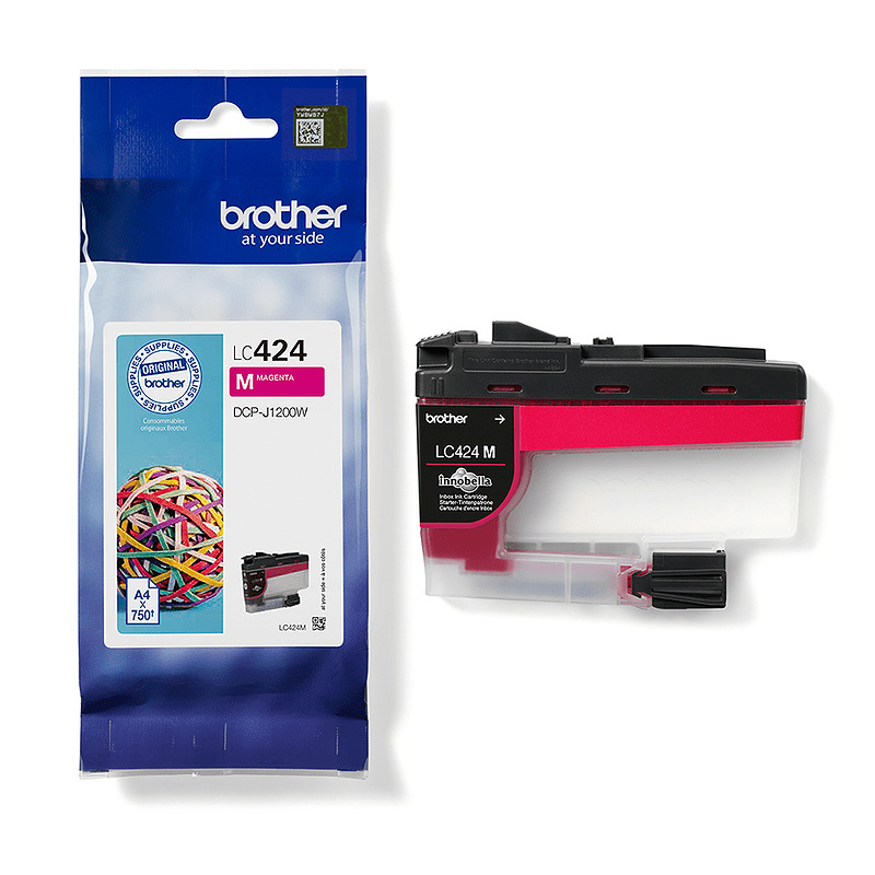 Brother LC-424M blækpatron 1 stk Original Magenta - Billede 5