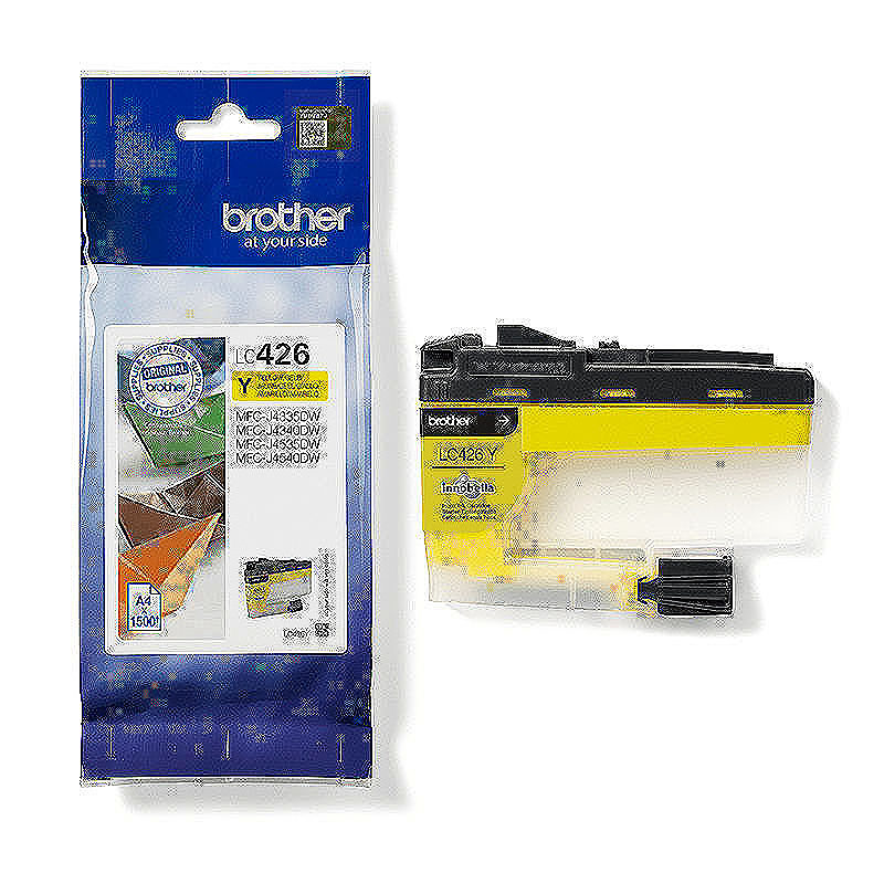 Brother LC-426Y blækpatron 1 stk Original Gul - Billede 5