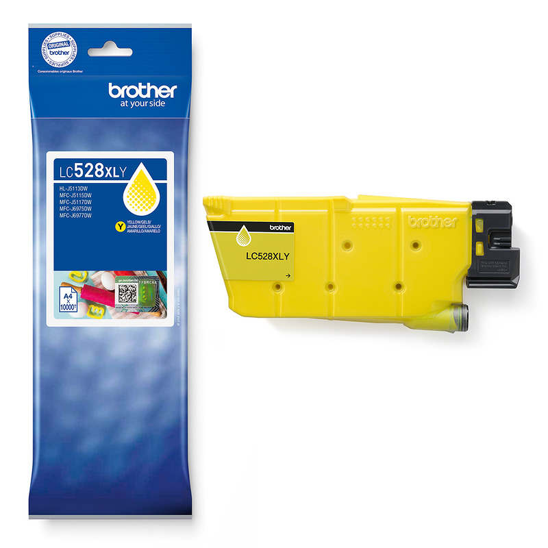 Brother LC528XLY Yellow ink cartridge - Billede 2