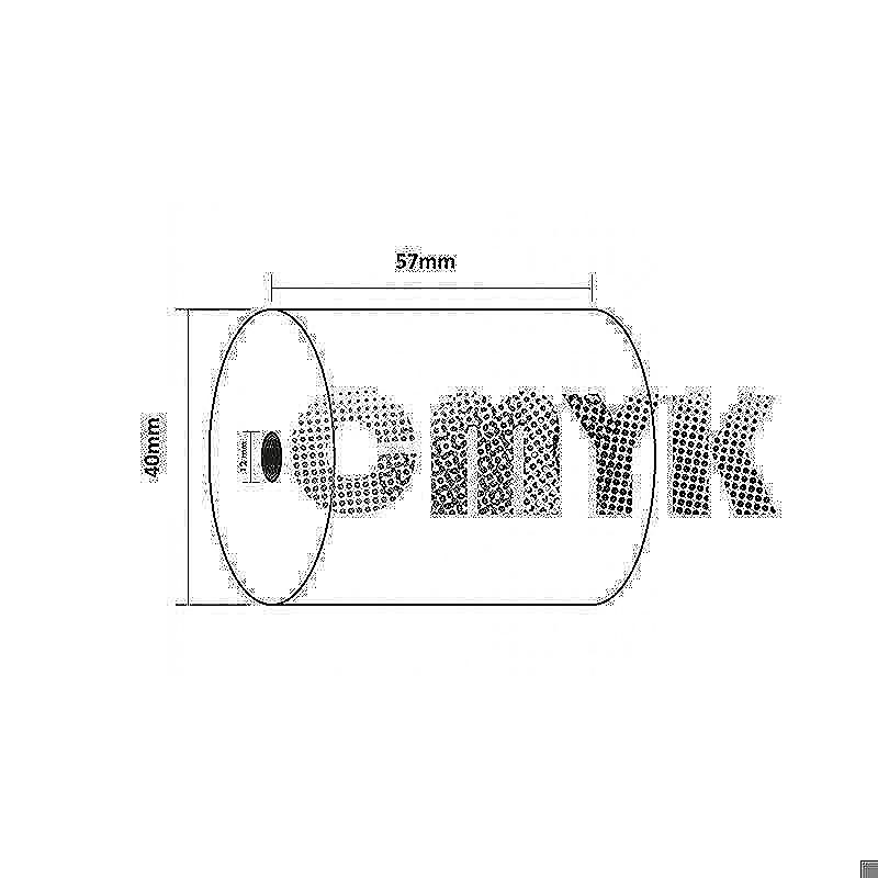 Termorulle terminaler mm. 57x40x12 mm