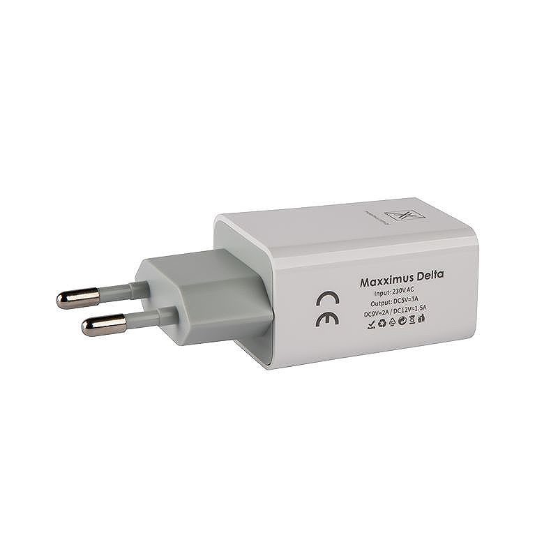 Wall charger Maxximus Delta 3A QUICK CHARGE 3.0 18W - Billede 2