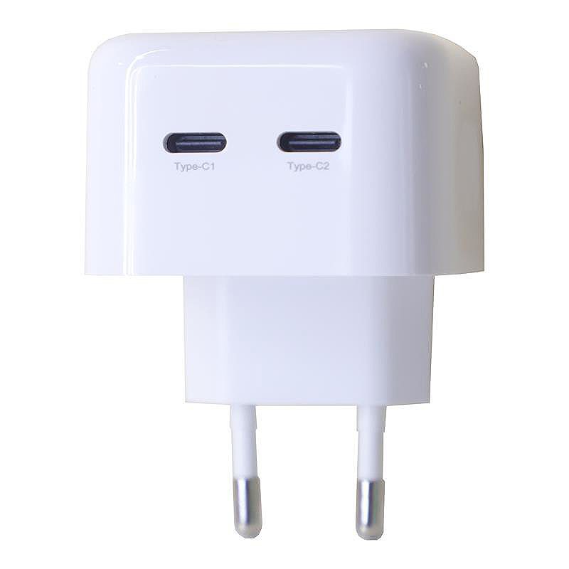 WALL CHARGER MX THUNDER PD 35W, 2xUSB-C WHITE - Billede 3