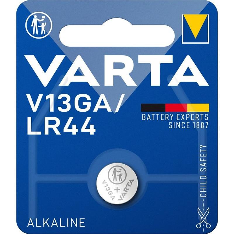 Batteri, Knapcelle Varta LR44 V13GA