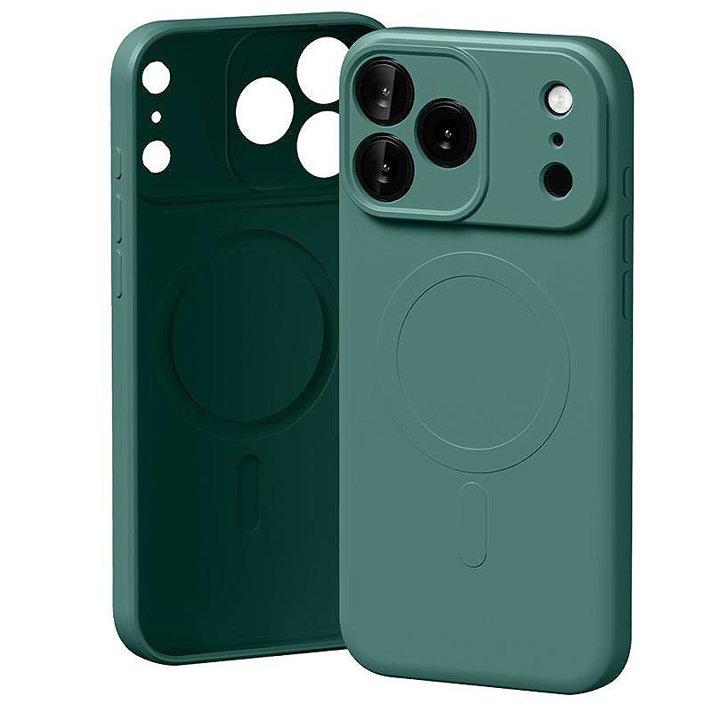 Mercury Semi-Silicon MagSafe case for iPhone 17 Pro Max / 18 Pro Max green