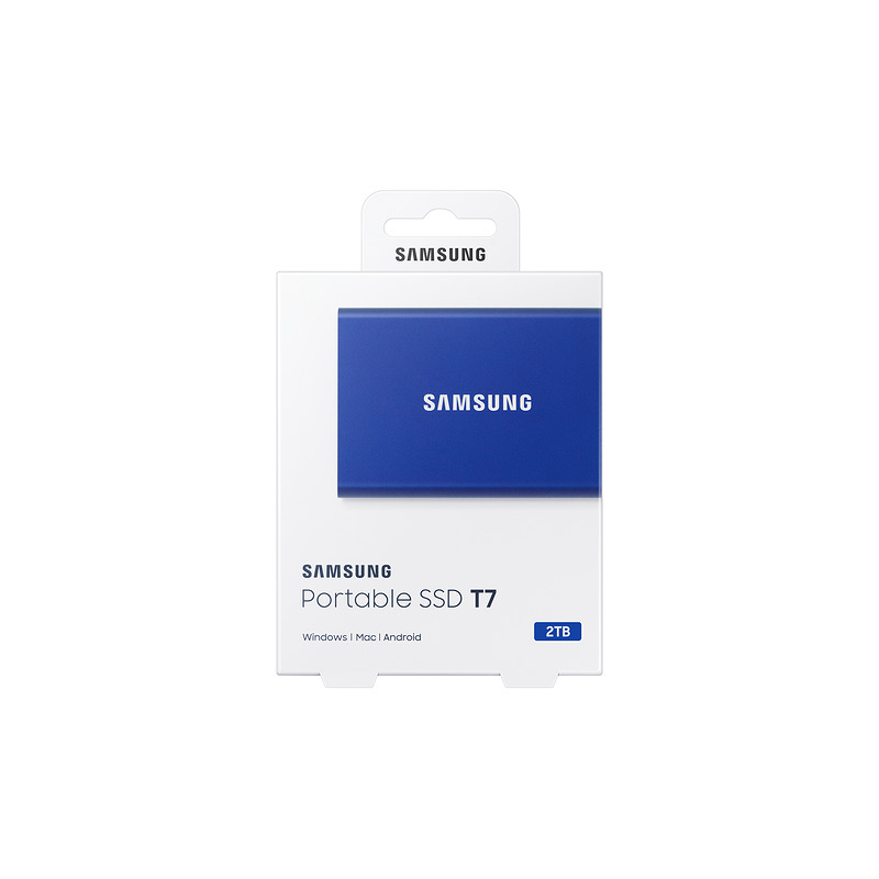 Samsung Portable SSD T7 2 TB USB Type-C 3.2 Gen 2 (3.1 Gen 2) Blå - Billede 8
