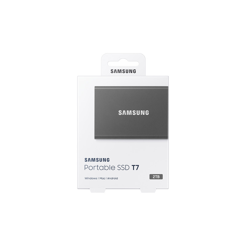 Samsung Portable SSD T7 2 TB USB Type-C 3.2 Gen 2 (3.1 Gen 2) Grå - Billede 8