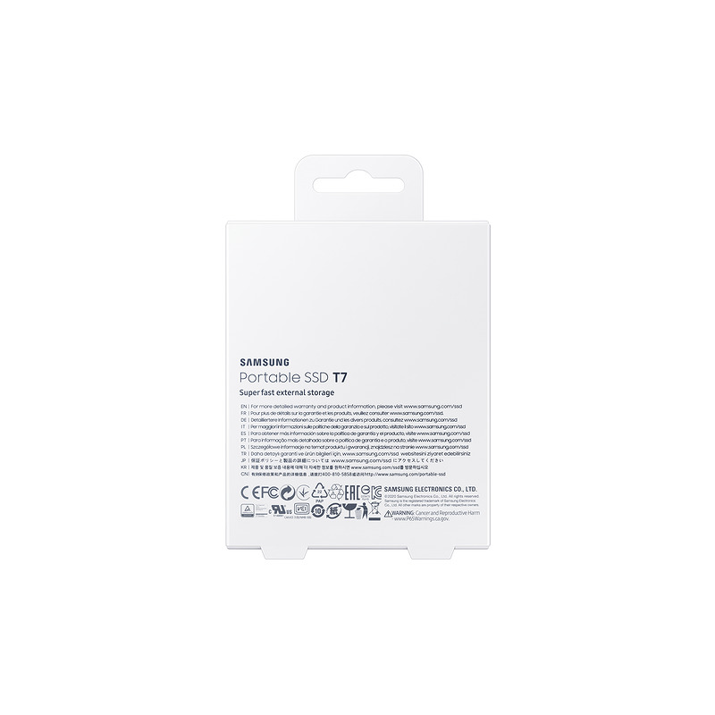 Samsung Portable SSD T7 2 TB USB Type-C 3.2 Gen 2 (3.1 Gen 2) Grå - Billede 9