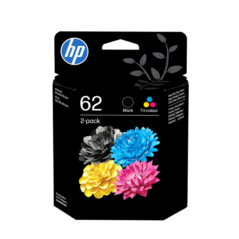 Blækpatron HP sampakke HP.62 sampak