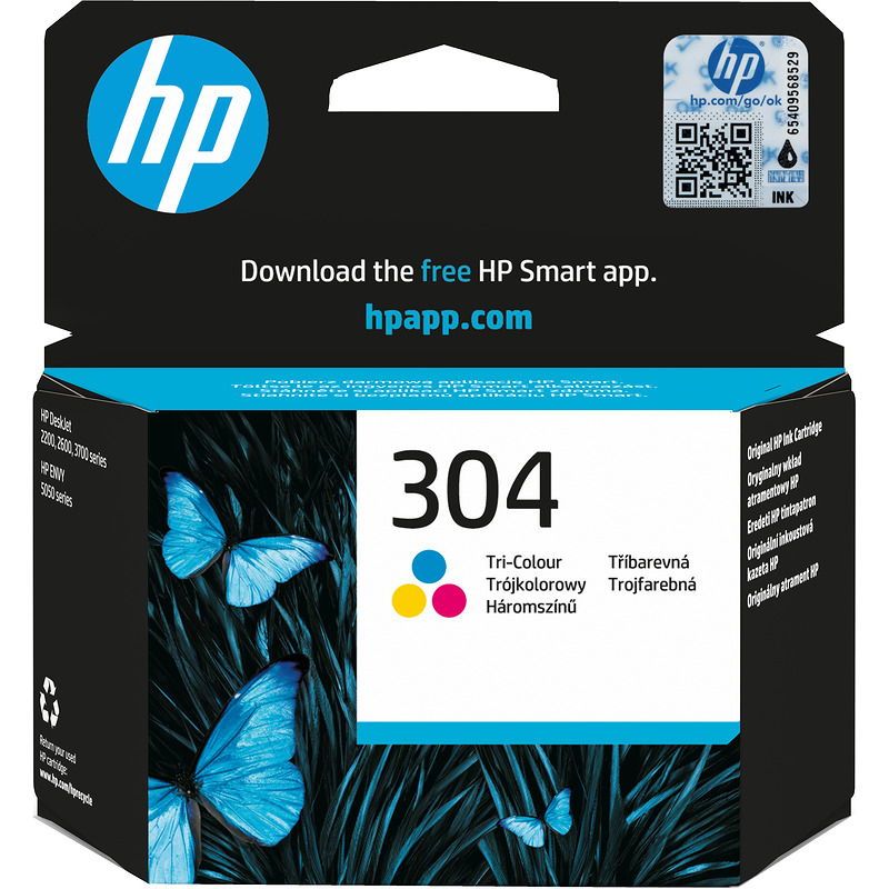 Blækpatron, HP 304 CMY