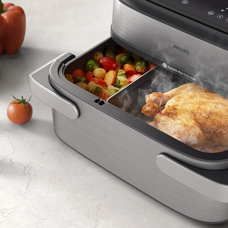 Philips 5000 series Airfryer Megabasket med damp - Billede 2