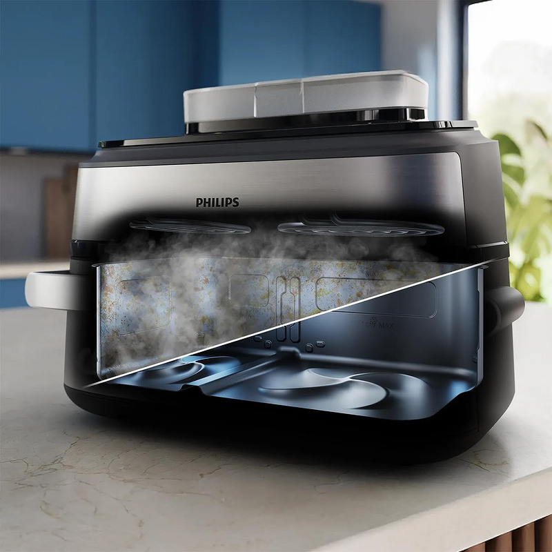 Philips 5000 series Airfryer Megabasket med damp - Billede 8