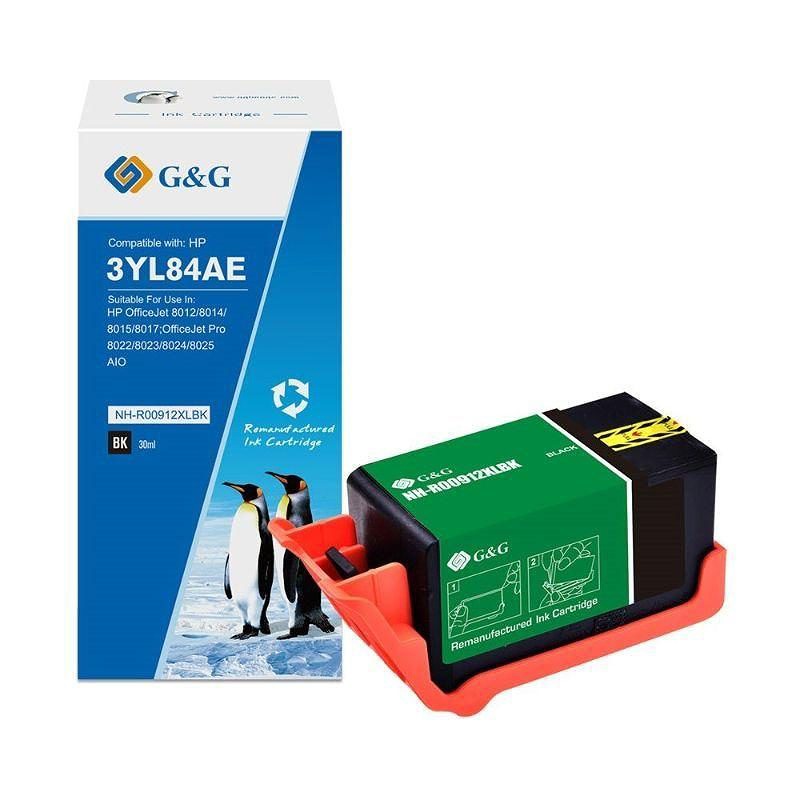 HP 912XL BK blæk CMYK
