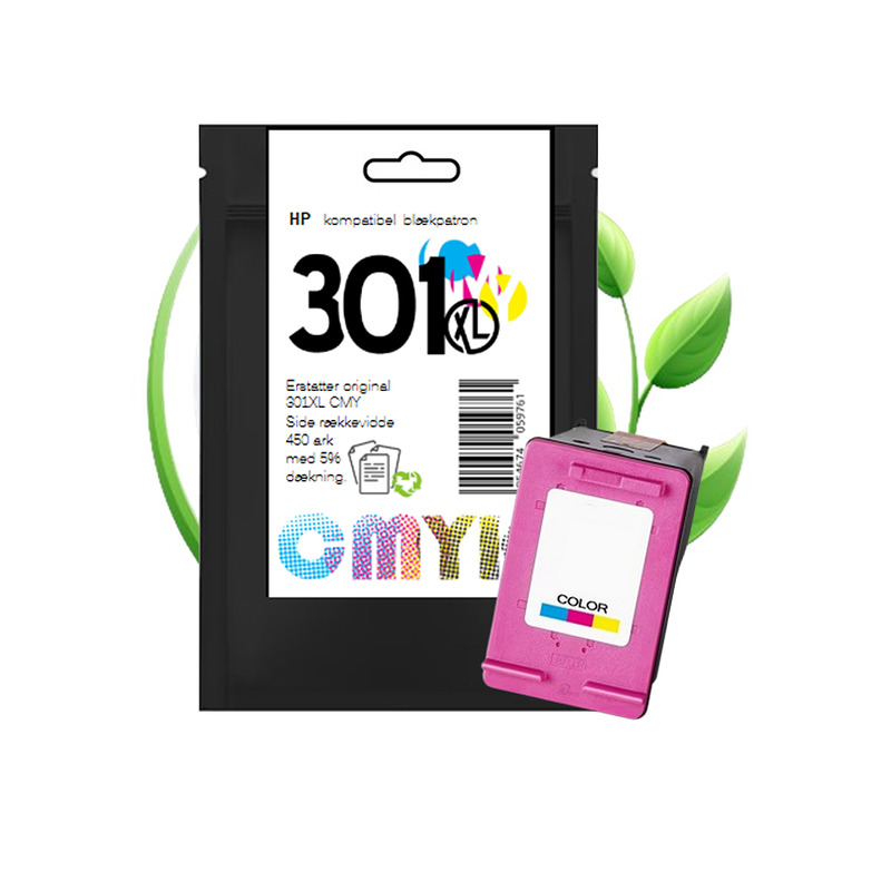HP 301XL CMY blæk CMYK