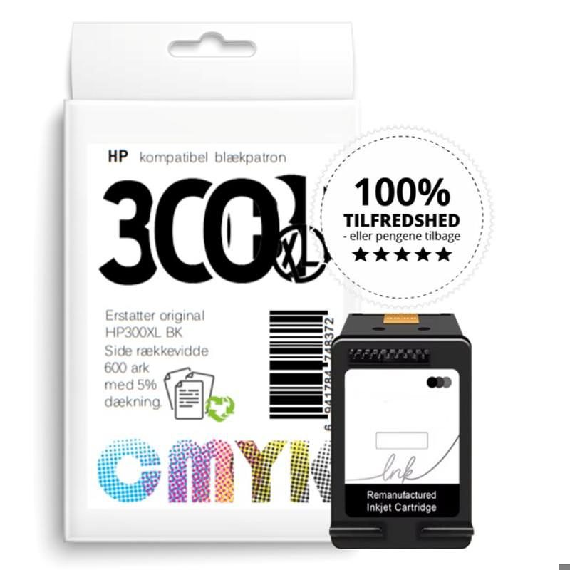 HP CC641EE BK 300XL blæk CMYK