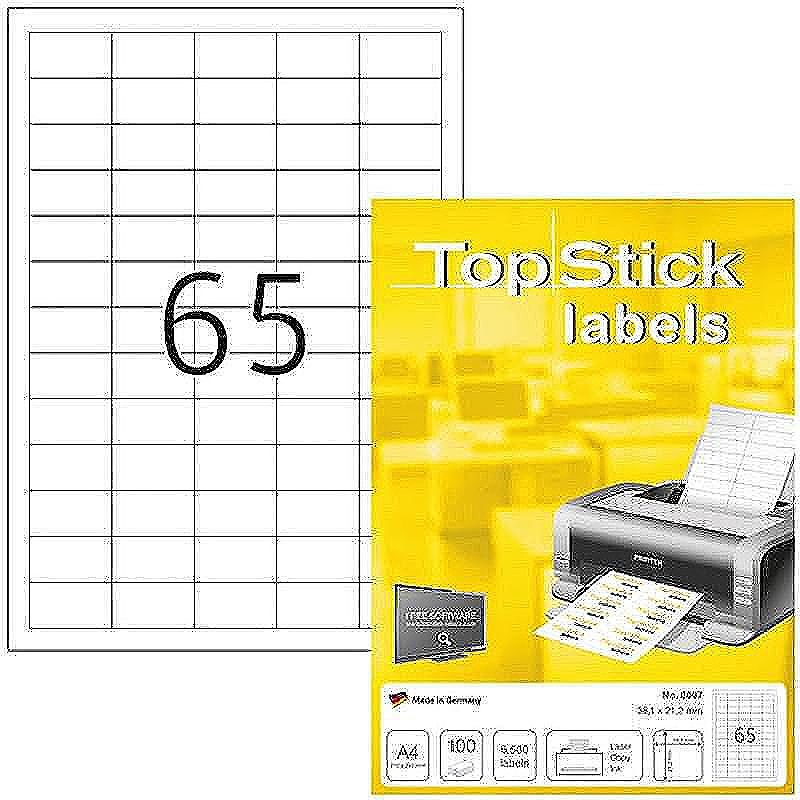 Universal Etiketter 65 labels pr ark