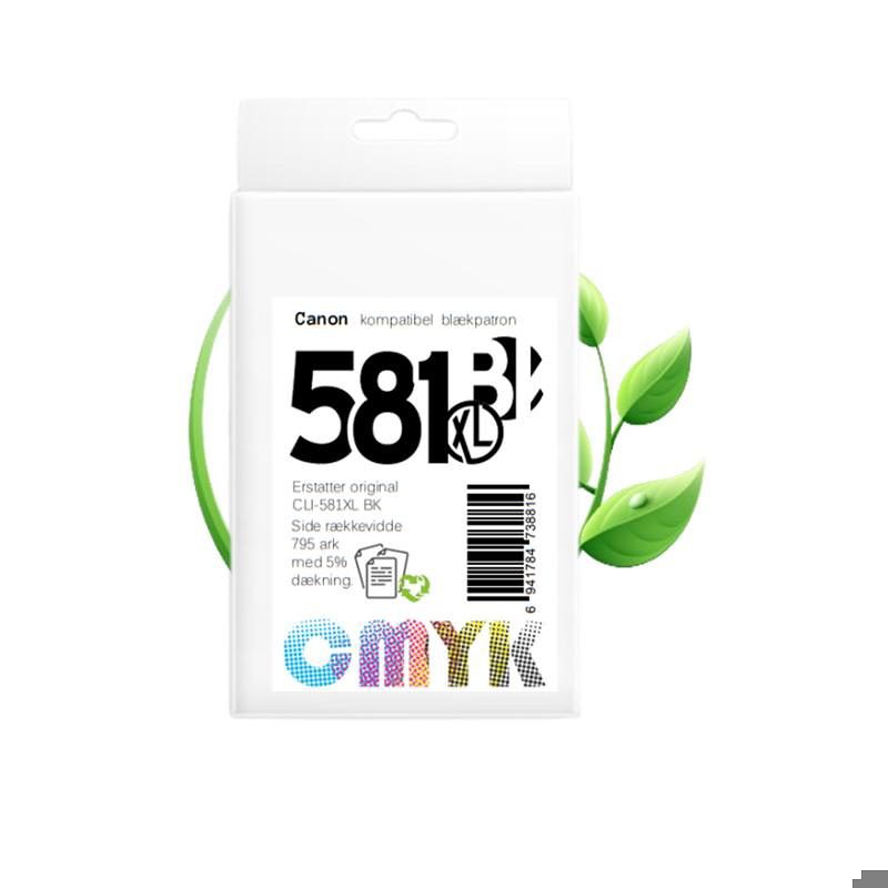 Canon CLI-581XL BK blæk CMYK