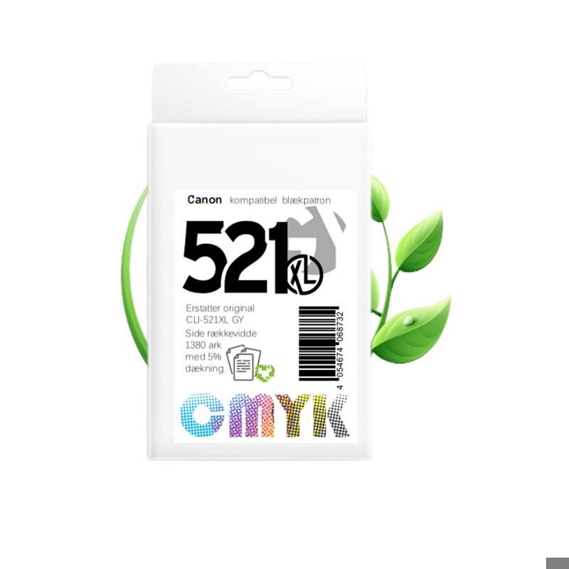 Canon CLI521GY blæk CMYK