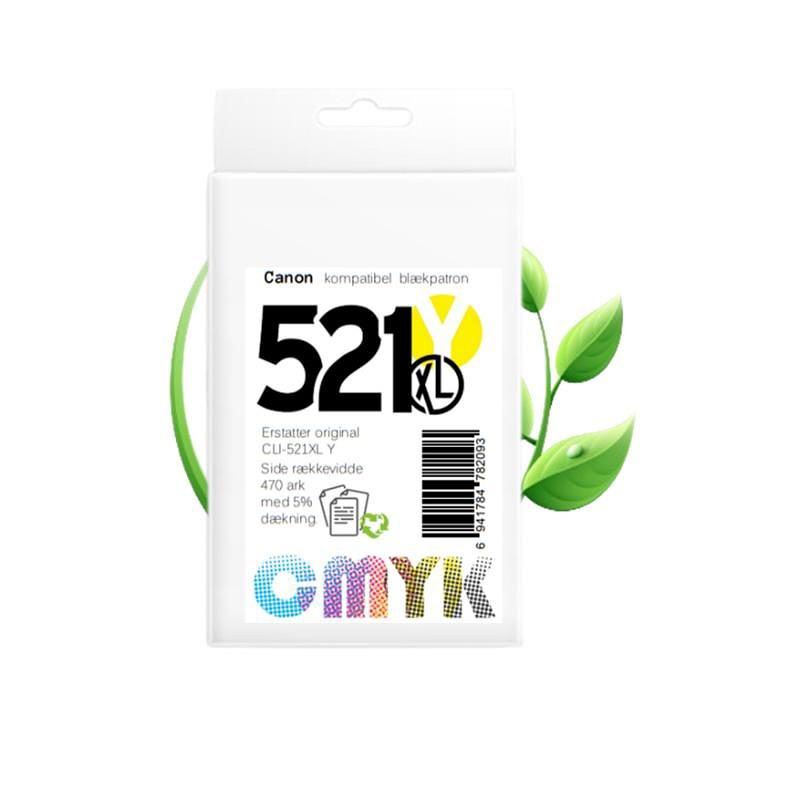 Canon CLI521Y blæk CMYK