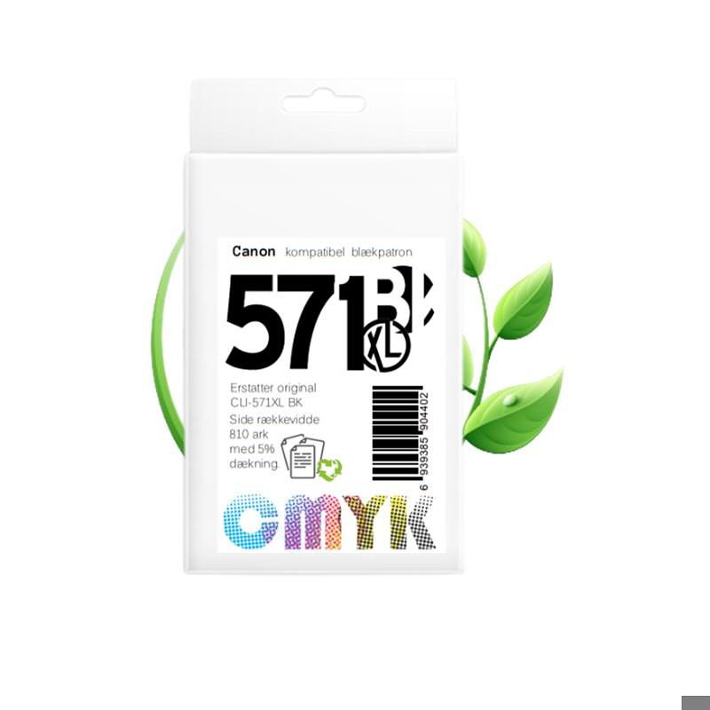 Canon CLI571XL BK blæk CMYK