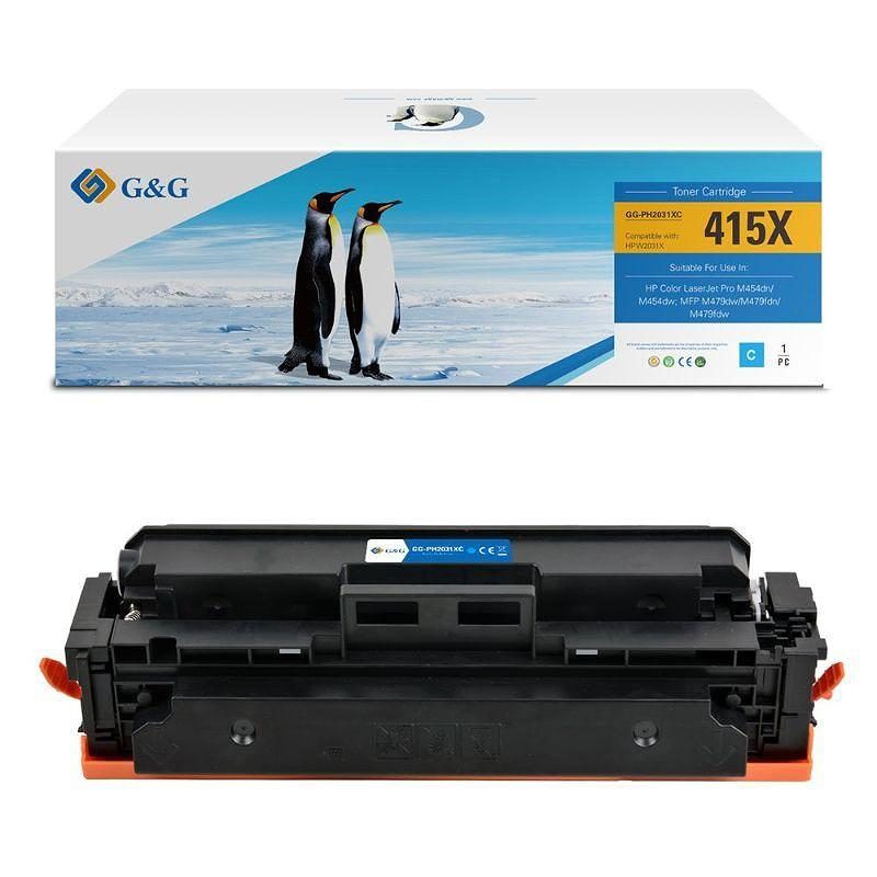 HP W2031X (415X) toner CMYK