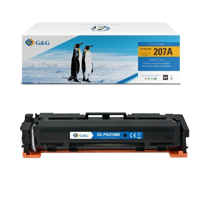 HP W2210A BK toner CMYK - 207A