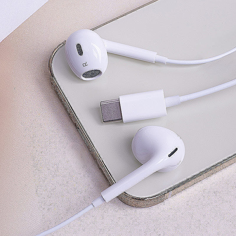 Maxlife wired earphones MXEP-04 USB-C white - Billede 4