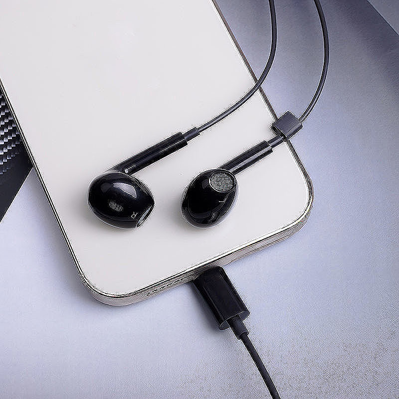 Maxlife wired earphones MXEP-04 USB-C black - Billede 2