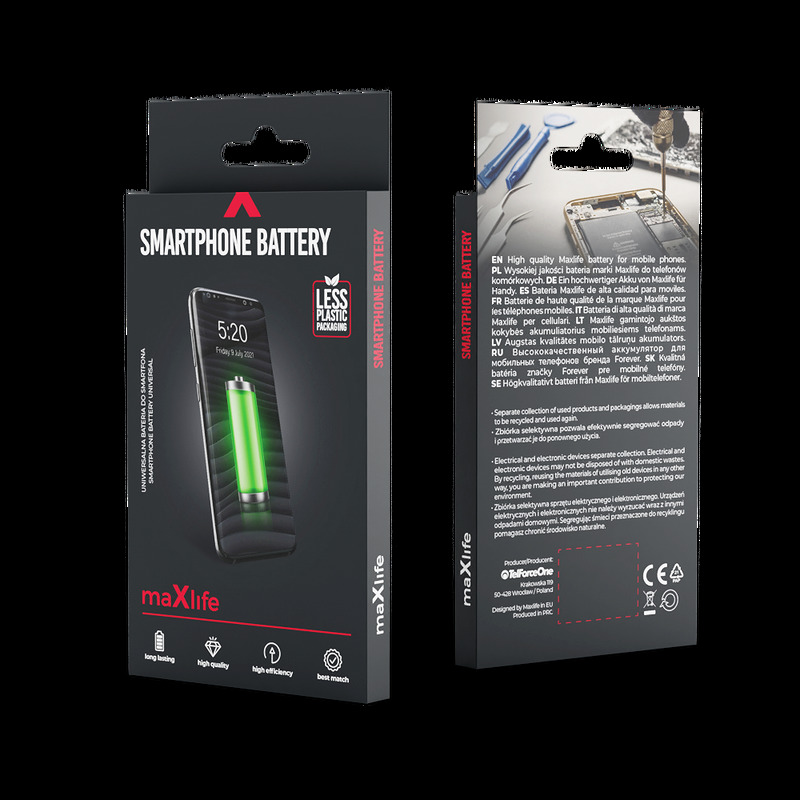 Maxlife battery for Samsung S6 EB-BG920ABE 2600mAh - Billede 2