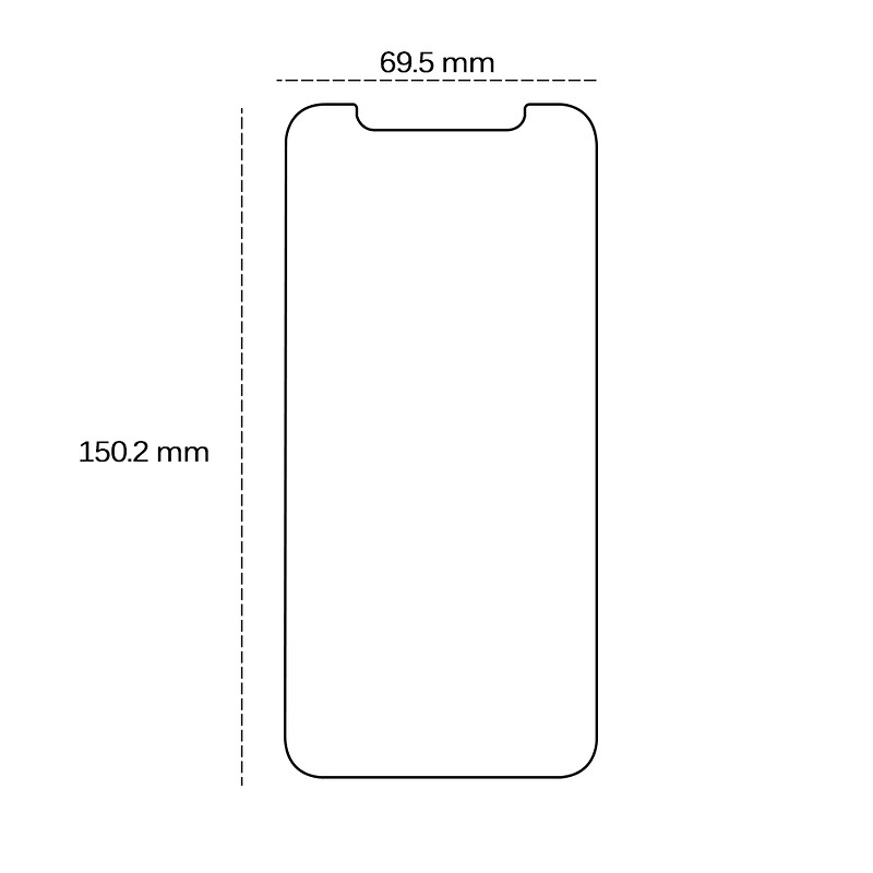 Tempered glass 2,5D for iPhone XS Max / 11 Pro Max - Billede 2