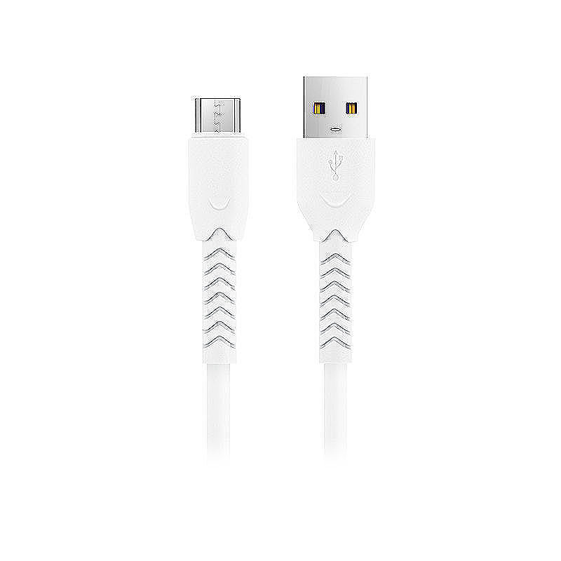 Maxlife MXUC-04 cable USB - microUSB 1,0 m 3A white