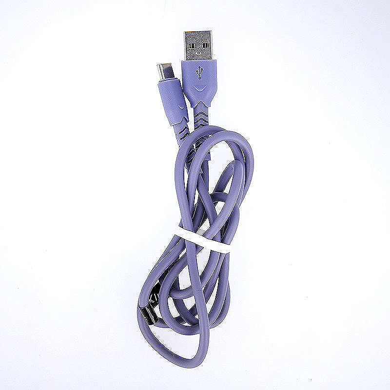 Maxlife MXUC-04 cable USB - USB-C 1,0 m 3A purple - Billede 3