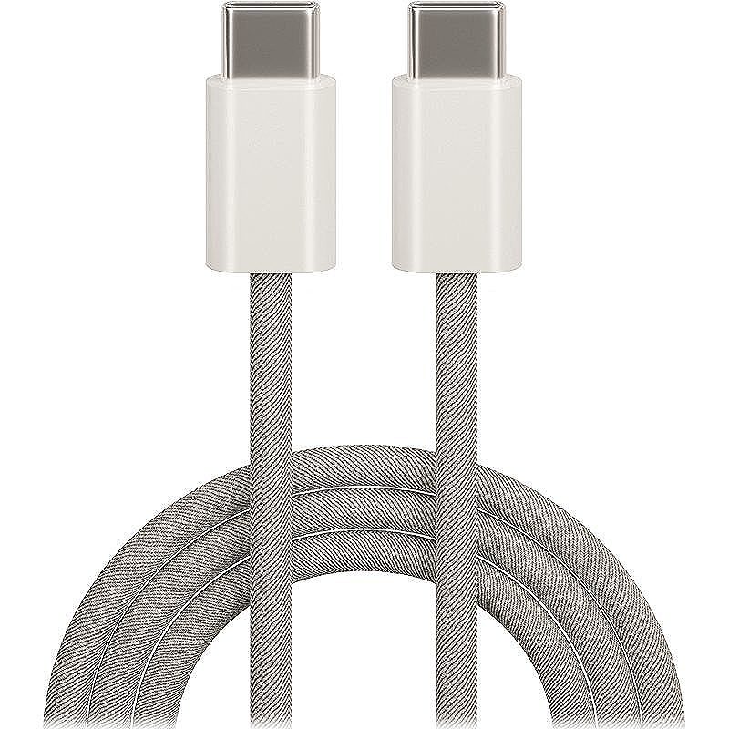 Maxlife MXUC-06 cable USB-C - USB-C 1,0 m 20W grey nylon
