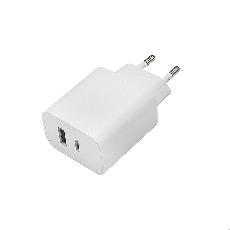 Maxlife MXTC-06 PD QC charger 1x USB-C 1x USB 20W white - Billede 4