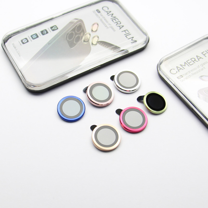 Set of lens glasses for iPhone 12 Mini / iPhone 12 / iPhone 11 gold (2pcs) - Billede 2