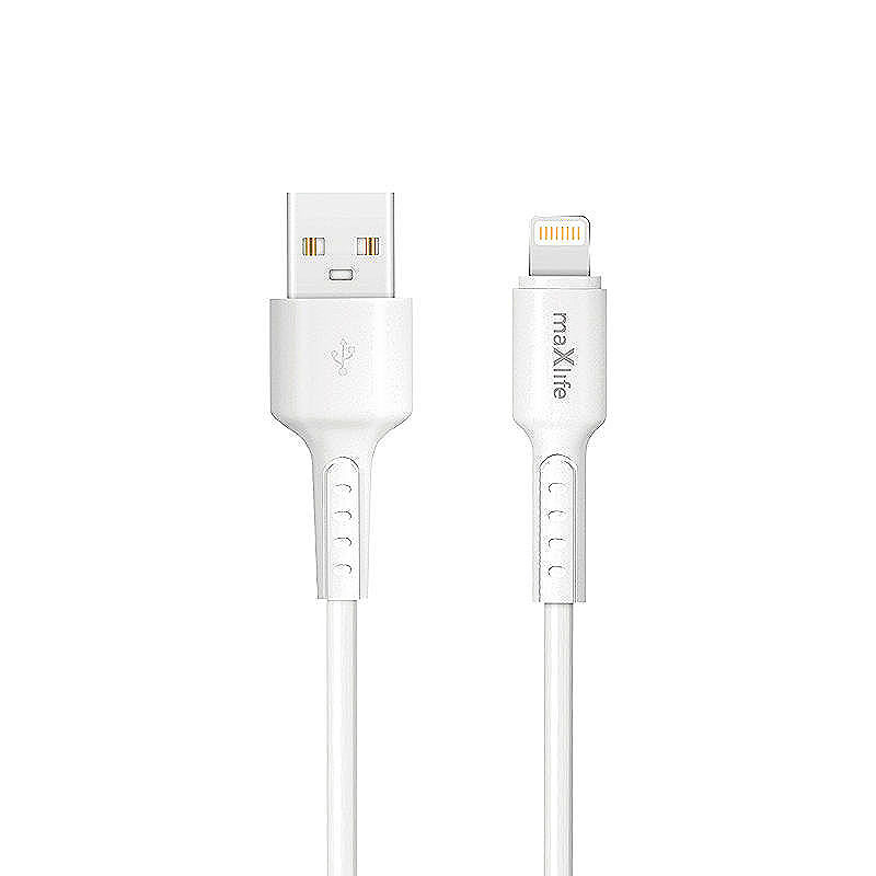 Maxlife MXUC-13 cable USB-A - Lightning 1,0 m 3A white