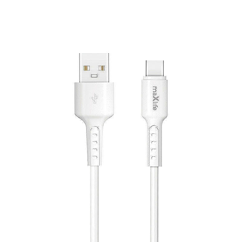 Maxlife MXUC-13 cable USB-A - USB-C 1,0 m 3A white