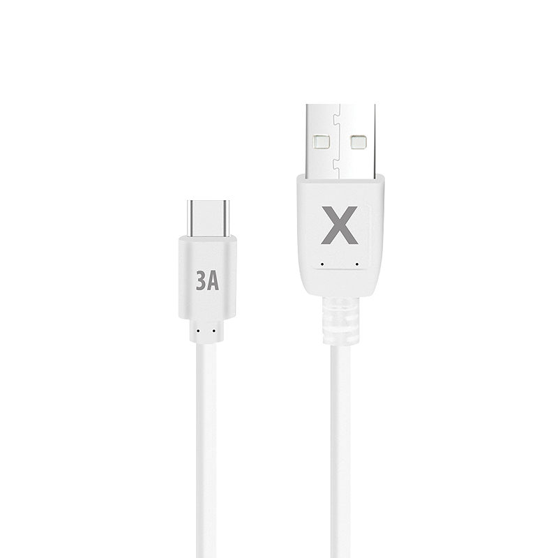Maxlife cable USB - USB-C 0,5 m 3A white