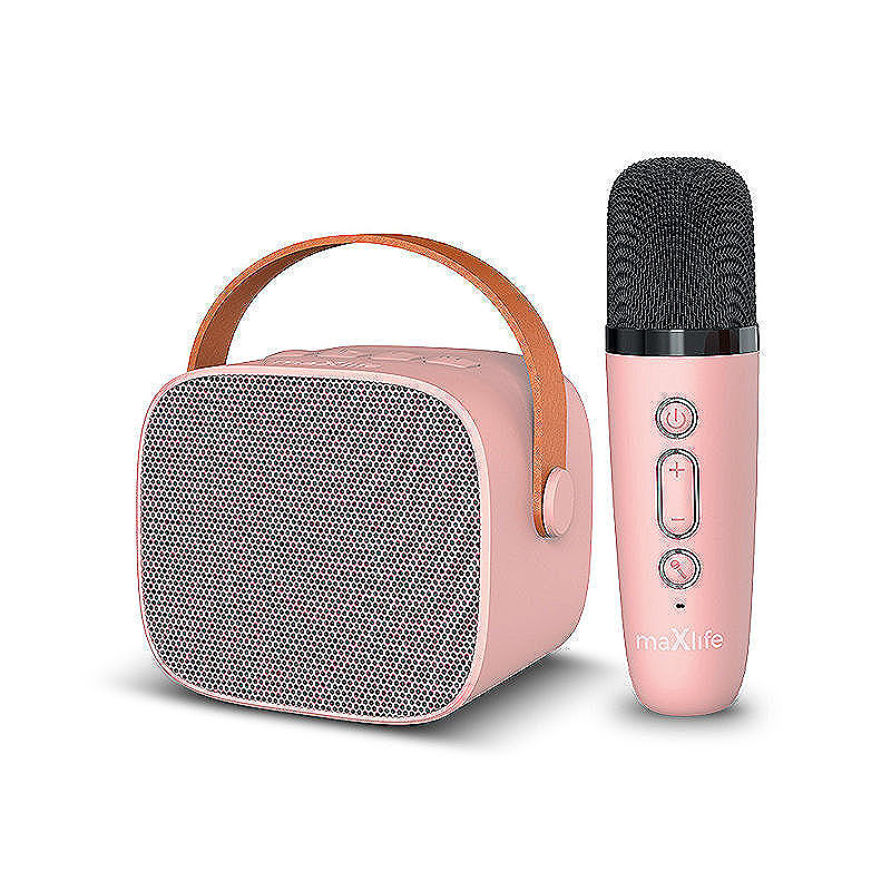 Maxlife Bluetooth karaoke speaker MXKS-100 pink