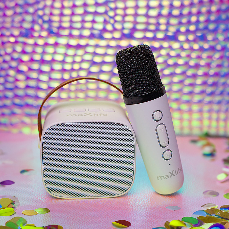 maXlife karaoke kit hvid * - Billede 3