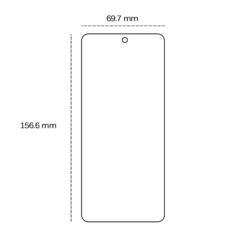 Tempered glass 2,5D for Xiaomi 13T - Billede 2