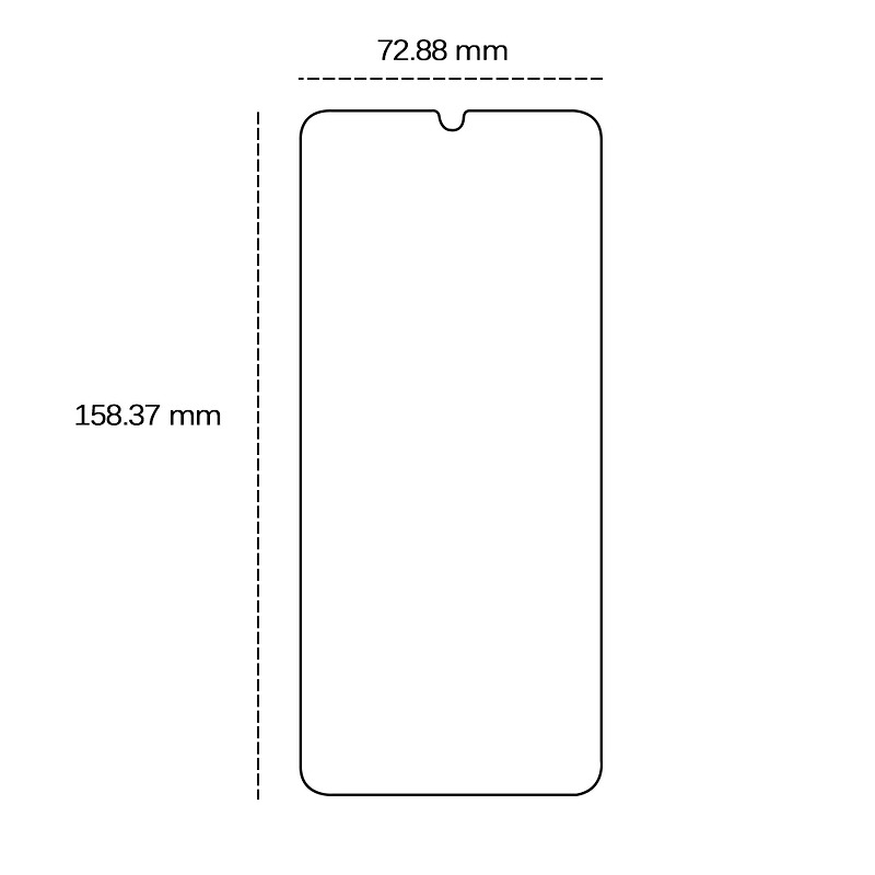 Tempered glass 2,5D for Samsung Galaxy A26 5G - Billede 2