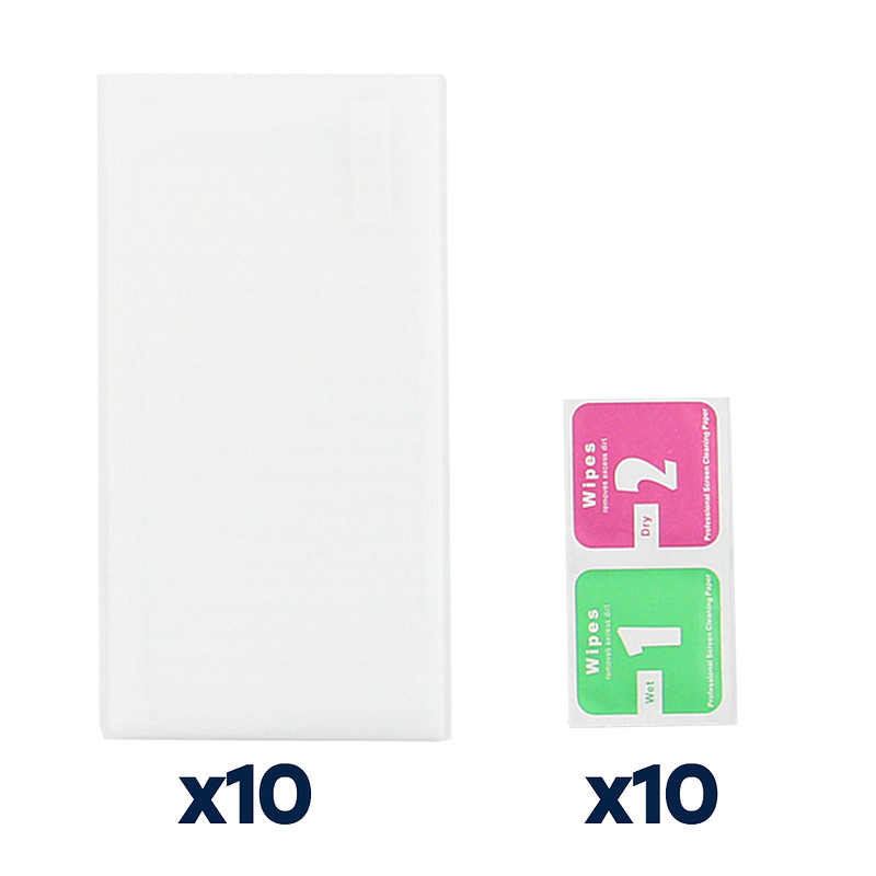 Tempered glass 2,5D for Motorola Moto G10 / G10 Power / G30 / G50 5G 10in1 - Billede 5