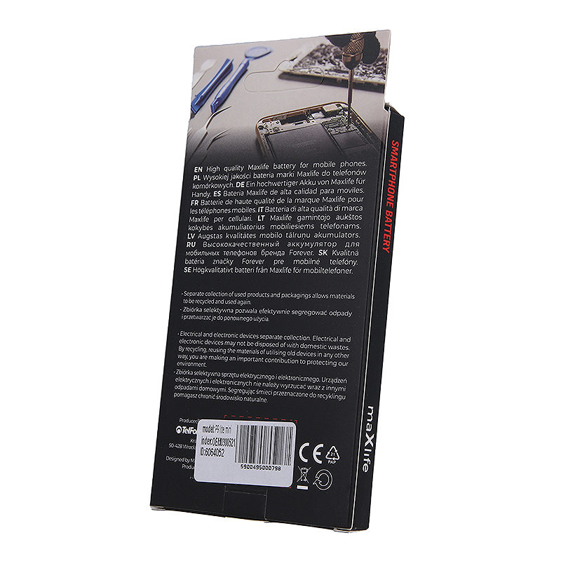 Maxlife battery for Huawei P9 Lite Mini / Y6 2017 / Y5 2018 HB405979ECW 2900mAh - Billede 2