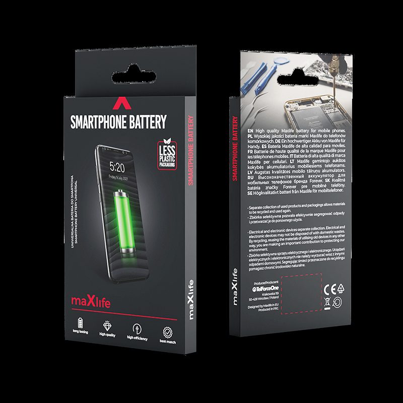 Maxlife battery for iPhone XS Max 3174mAh - Billede 2