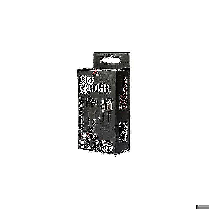 maXlife bil lader lightning 2.4A *